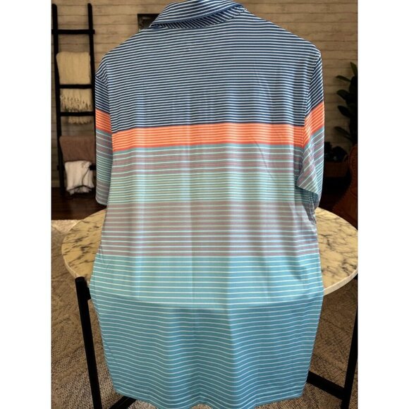 NWT Vineyard Vines Multicolor Bradley Striped Sankaty Performance Polo Men Sz S - Picture 2 of 6